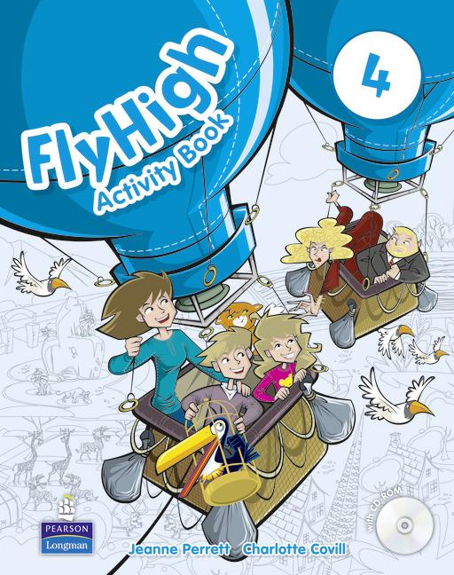 Fly High 4 Activity Book (with CD-ROM) купить