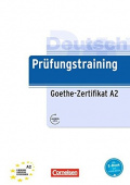 Prüfungstraining DaF Goethe-Zertifikat A2 Ubungsbuch mit Losungen + Audio купить
