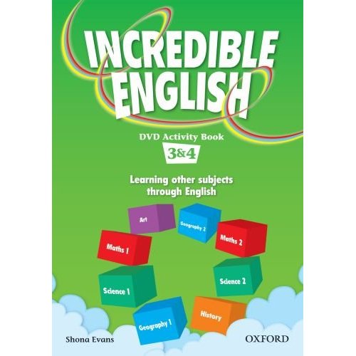 Incredible English 3 & 4 DVD Activity Book купить