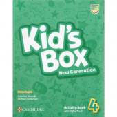 Kid's Box New Generation 4 Activity Book with Digital Pack купить