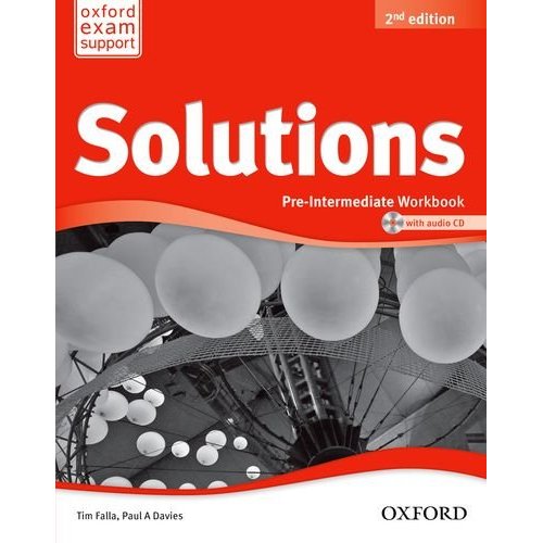 Solutions Second Edition Pre-Intermediate Workbook and Audio CD Pack купить