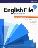 English File Fourth Edition Pre-intermediate Student's Book with Online Practice купить