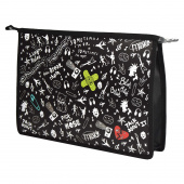 Папка для школьных тетрадей пластиковая ПАНК 2 (полипропилен, формат А4, 33х23х7 см, молния) купить