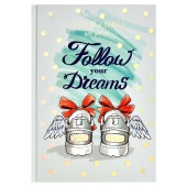 Записная книжка для девочек РОМАНТИКА (А5, 145х205 мм, 48 л., твёрдый переплёт, глянцевая ламинация, тиснение фольгой) купить