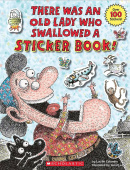 There Was an Old Lady Who Swallowed a Sticker Book! купить