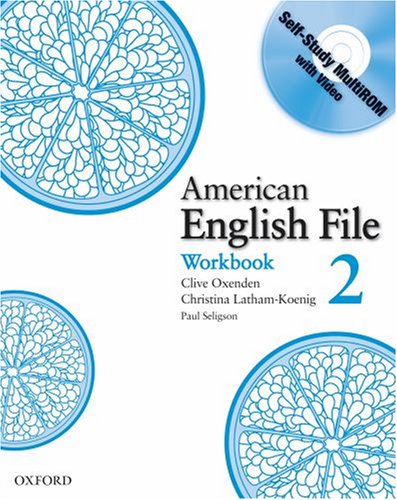 American English File 2 Workbook with MultiROM купить