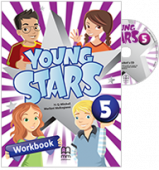 Young Stars 5 Workbook with CD купить