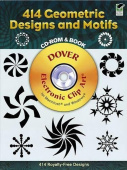 414 Geometric Designs and Motifs + CD-ROM купить