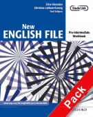 New English File Pre-intermediate Workbook with key and MultiROM Pack купить