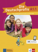 Die Deutschprofis A1.1 Kurs- und Übungsbuch mit Audios und Clips online купить
