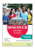 Discover B2 First for Schools: Studentìs book + Workbook + eBook купить