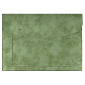 Папка для документов ESCALADA СПИЛОК МЕТАЛЛИК ОЛИВКОВЫЙ (А4+, мягкий переплёт, искусственная кожа) купить