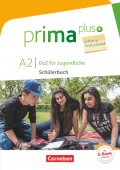 Prima plus A2 - Leben in Deutschland - Schülerbuch mit Audios online купить