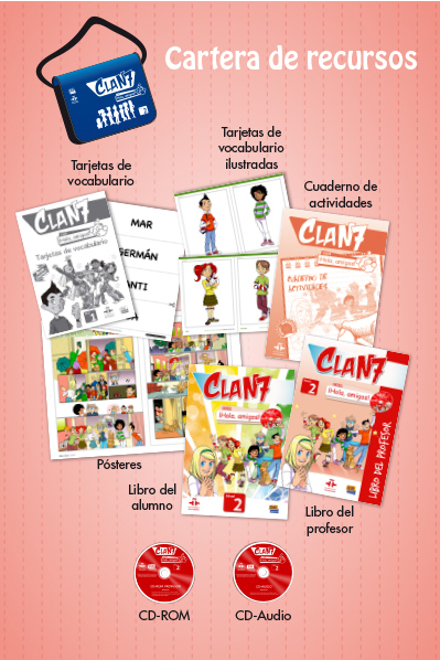 Clan 7 con Hola, amigos! 2 Cartera de recursos para el profesor купить