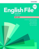 English File Fourth Edition Advanced Workbook with Key купить