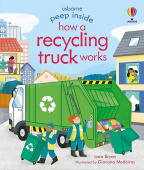 Usborne Peep Inside How a Recycling Truck Works купить