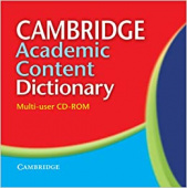 Cambridge Academic Content Dictionary Multi-user CD-ROM купить