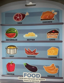 Englander Food / Набор для изучения английского языка на липучках купить