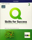 Q: Skills for Success Third Edition 3 Listening and Speaking Student Book with iQ Online Practice купить
