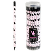 Набор карандашей чернографитных ЗАЙКИ И БАНТИКИ (ПЭТ-тубус, 36 шт., ассорти, твердость грифеля: HB, форма корпуса - круглая) купить