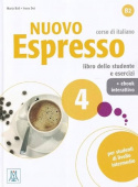 Nuovo Espresso 4 Libro + eserciziario + ebook interattivo купить