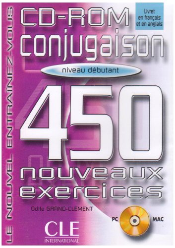 Conjugaison 450 Nouveaux Exercices debutant CD-ROM купить