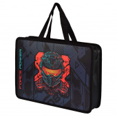 Папка для школьных тетрадей пластиковая КИБЕР (полипропилен, 500 мкм, формат А4, 34х25х9.5 см, 1 отделение, с ручками) купить