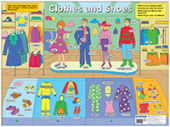 Одежда и обувь. Clothes and Shoes. Наглядное пособие по английскому языку купить