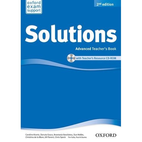 Solutions Second Edition Advanced Teacher's Book and CD-ROM Pack купить