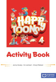 Happy Toons 4 Activity Book with DigiBooks App купить