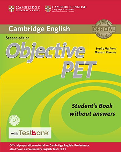 Objective PET 2nd Edition Student's Book without answers with CD-ROM with Testbank купить