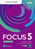 Focus Second Edition 5 Student's Book + Online Practice + Active Book купить