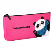 Пенал школьный БАНДАНА БЭНД (розовый, без наполнения, полиэстер, аппликация из искусственной кожи, шелкография) купить