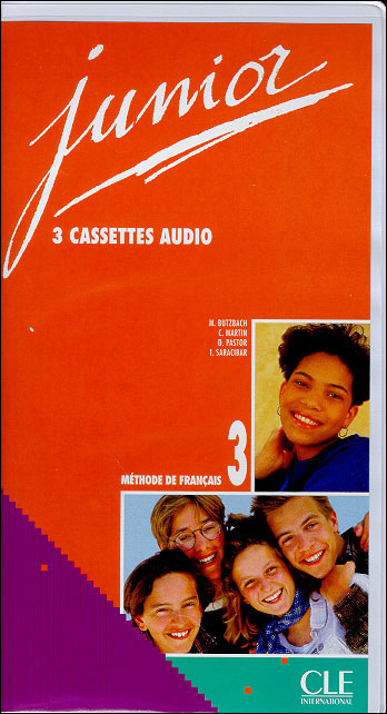 Junior 3 - 3 cassettes audio collectives купить