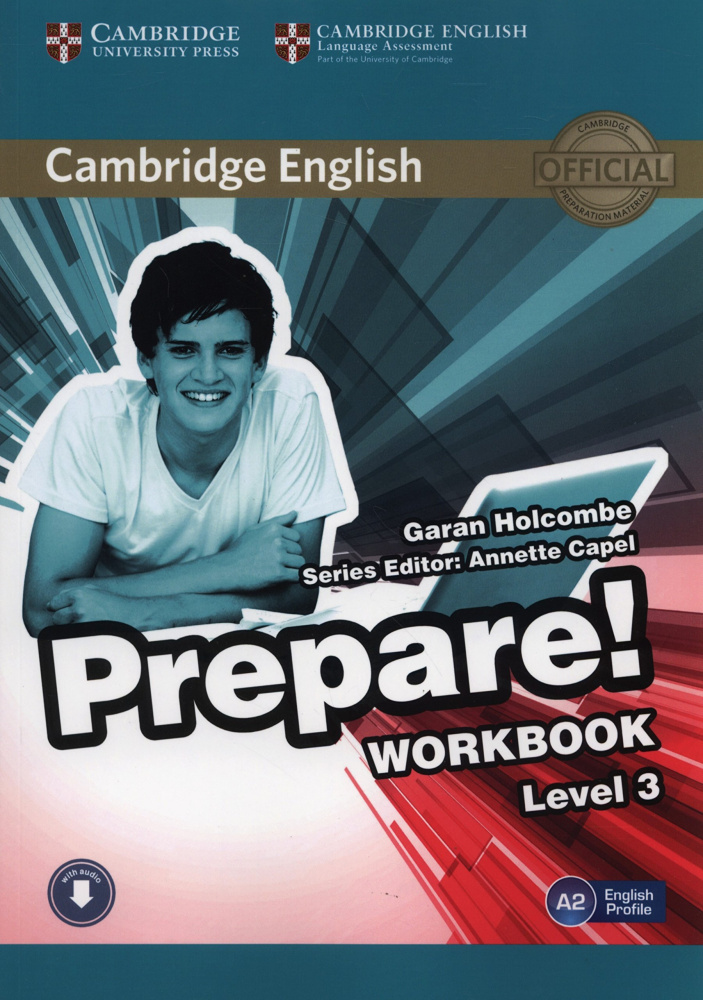 Cambridge English Prepare! Level 3 Workbook with Audio-online купить