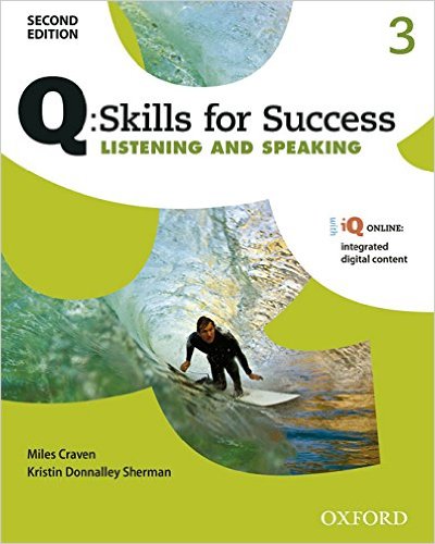 Q: Skills for Success Second Edition Listening and Speaking 3 Student Book with IQ Online купить