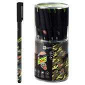 Набор ручек шариковых КАМУФЛЯЖ (ПВХ тубус, 30 шт., неавтоматические, цвет чернил - синий) купить