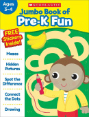 Jumbo Book of Pre-K Fun Workbook купить