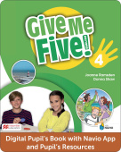 Give Me Five! 4 DIGITAL Pupil's Book with Navio App and Pupil's Resources купить