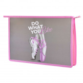 Папка для школьных тетрадей пластиковая БУДЬ РАЗНОЙ (полипропилен, формат А4, 33х23х7 см, 1 отделение, молния) купить