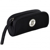 Пенал школьный ЗАЯВИ О СЕБЕ (черный, без наполнения, 19х9х5 см, нейлон, молния, резиновая нашивка, ПЭТ-пакет) купить