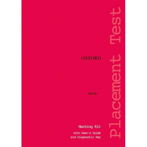 Oxford Placement Tests 1 Marking Kit купить