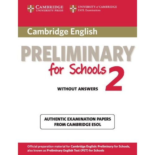 Cambridge English Preliminary for Schools 2 Student's Book without answers купить
