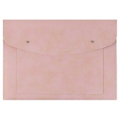 Папка для документов ESCALADA СПИЛОК МЕТАЛЛИК РОЗОВЫЙ (А4+, мягкий переплёт, искусственная кожа) купить