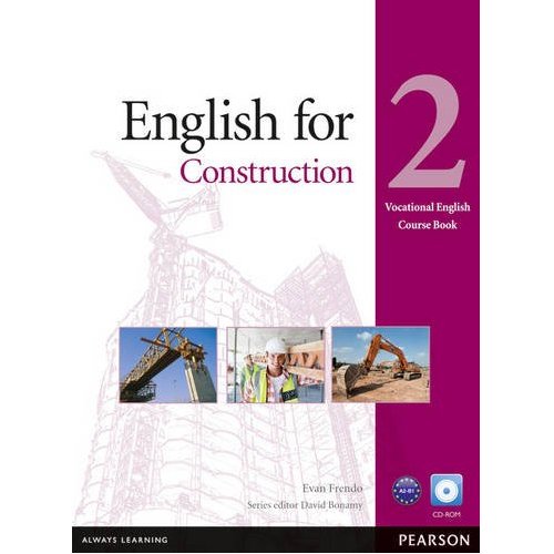 Vocational English Level 2 (Pre-intermediate) English for Construction Coursebook and CD-ROM Pack купить