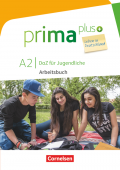Prima plus A2 - Leben in Deutschland - Arbeitsbuch mit Audios und Lösungen online купить