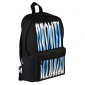 Рюкзак ИЛЛЮЗИЯ РЕАЛЬНОСТИ, 28,5х43х11 см, полиэстер, цифровая печать, 1 отделение купить