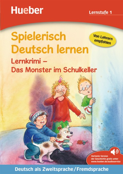 Spielerisch Deutsch lernen - Lernkrimi - Das Monster im Schulkeller - Buch mit MP3-Download купить