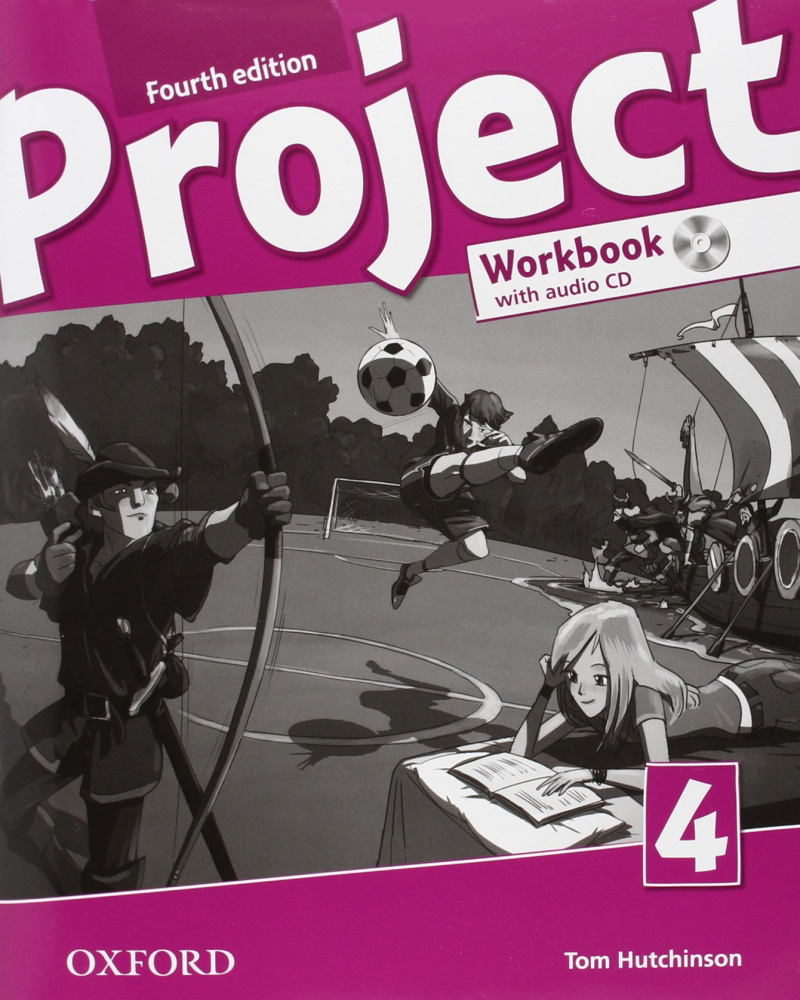 Project Fourth Edition 4 Workbook with Audio CD and Online Practice купить