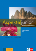 Aspekte junior B2 Medienpaket (4 Audio-CDs + Video-DVD) купить